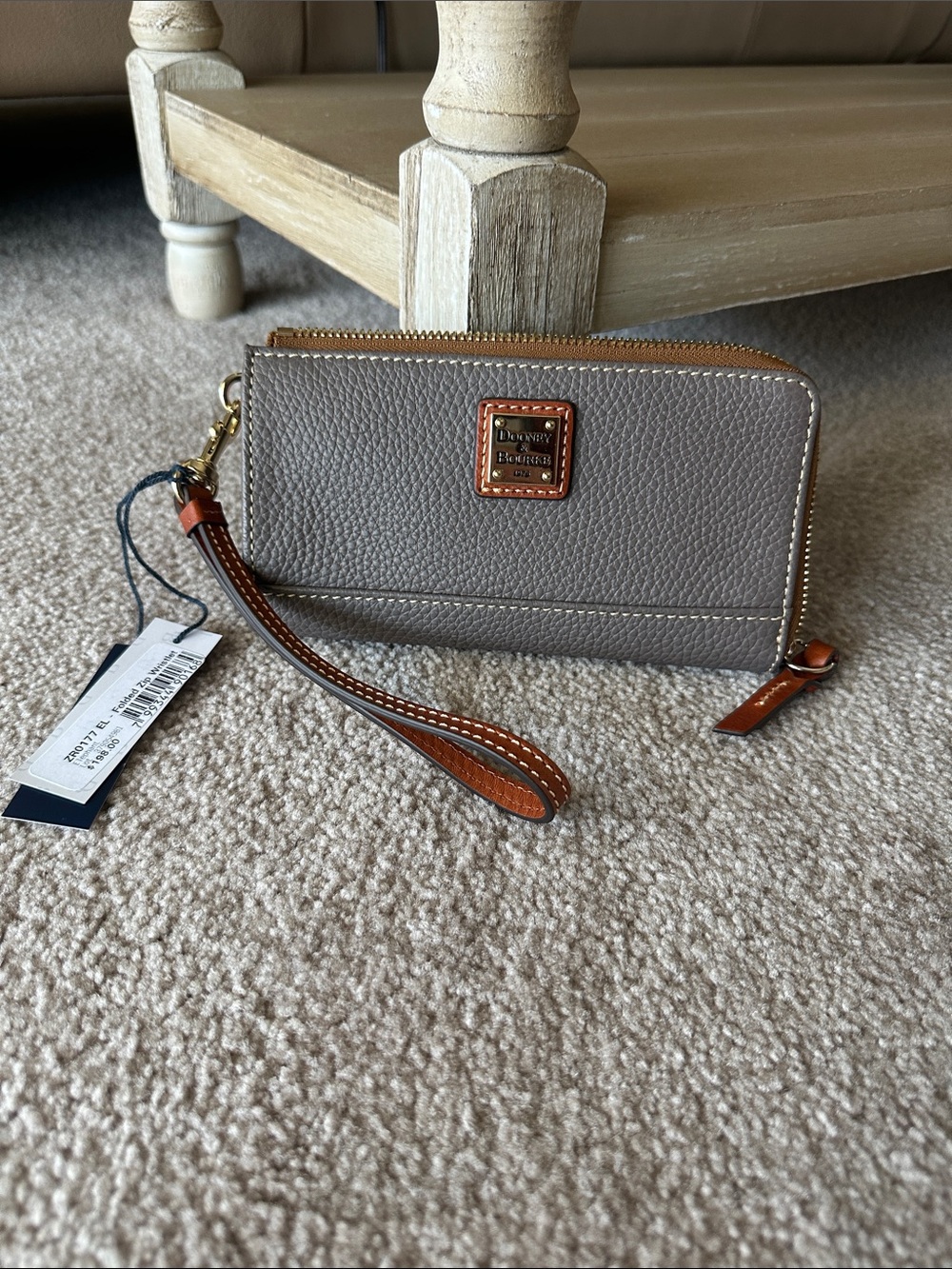 Dooney & Bourke Folded Zip Wristlet